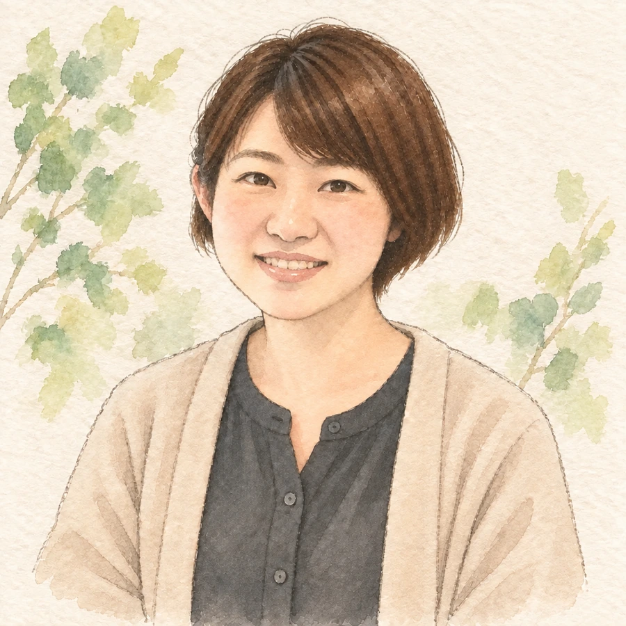 理学療法士T.Y.の水彩ポートレート